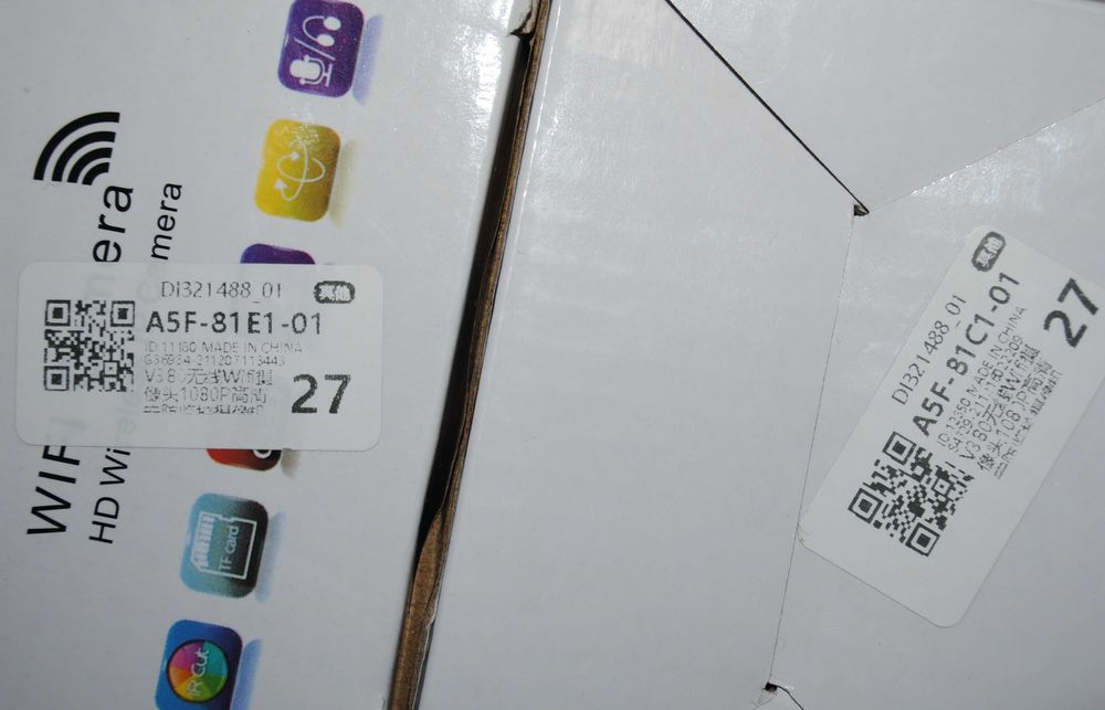 V380 Бездротова Wi-Fi камера 1080P HD нічного бачення. Ціна за 2 !