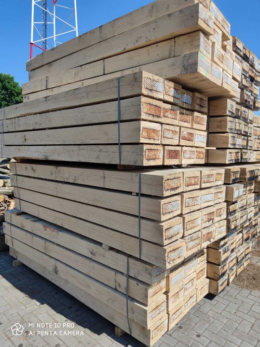 Podkłady, kantówki, belki, obrzeża ogrodowe