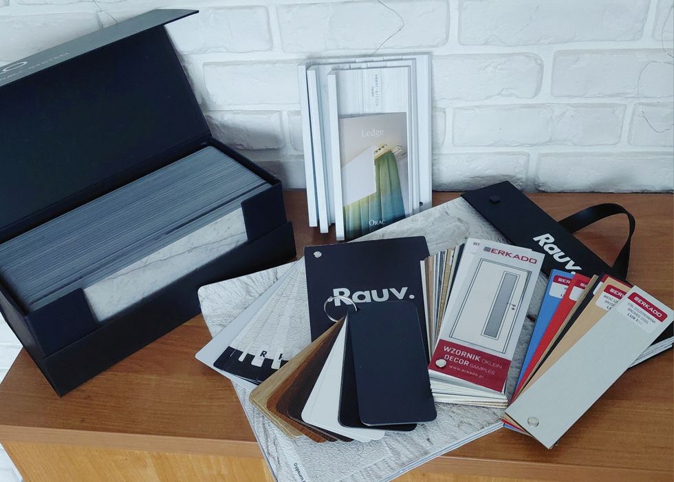 Zestaw wzorników dla architekta projektanta wnętrz Kronospan Orac Rauv