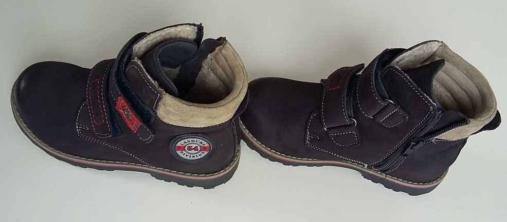 Buty skórzane (jesień, zima) rozm. 29