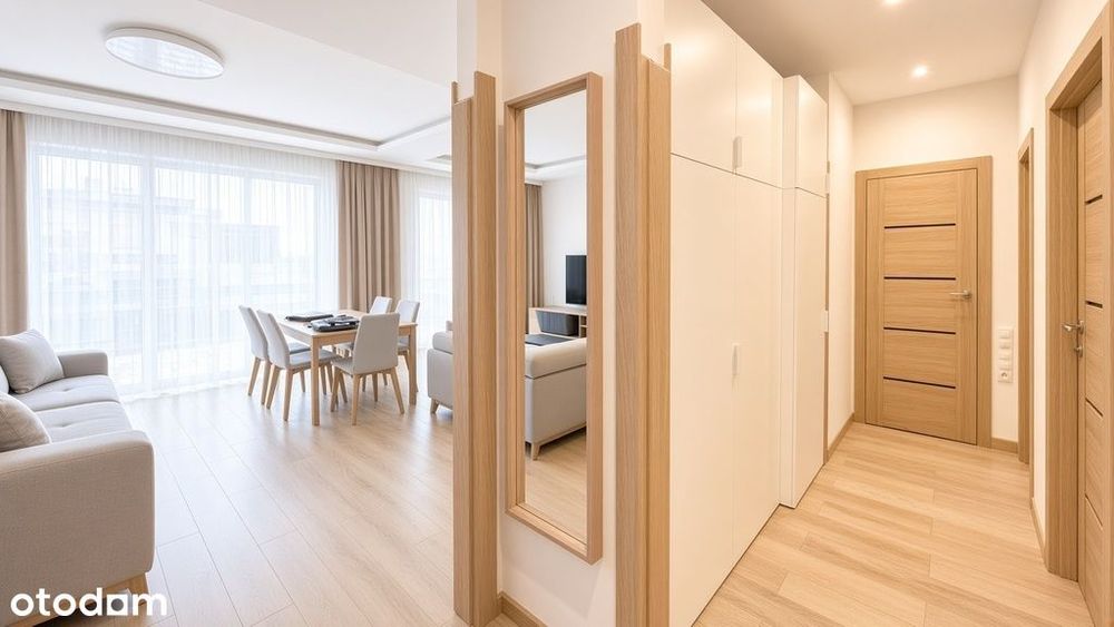 Umeblowany Apartament z dwoma Ogródkami