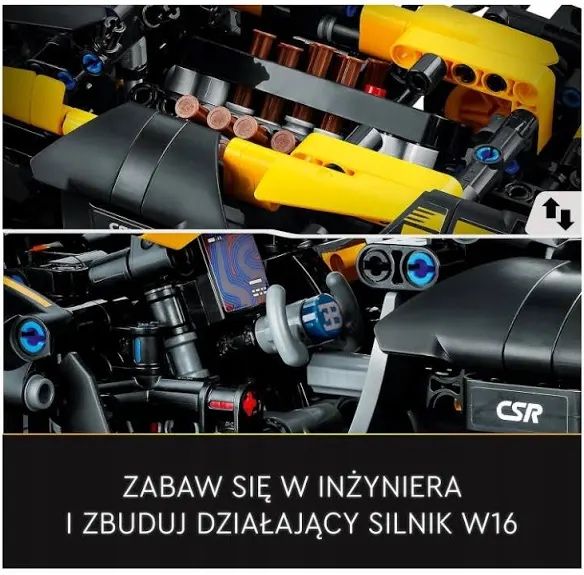 LEGO Technic Bugatti 42151 – 905 elementów