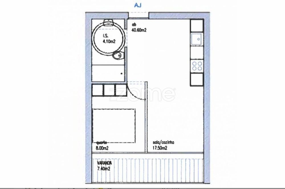 Apartamento T1 Em Monte Dos Burgos, Porto