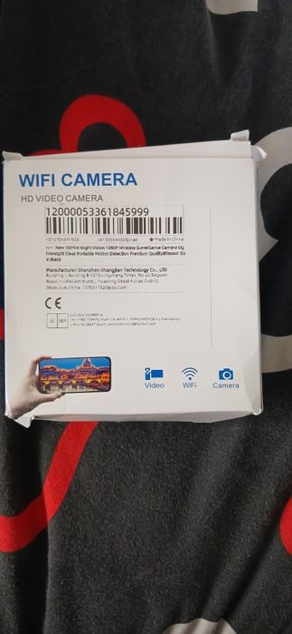 Бездротова міні камера WiFi X5 / Мінікамера з нічним баченням 1080P
