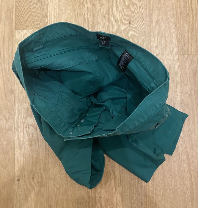 Calças verdes (tamanho 34) - H&M
