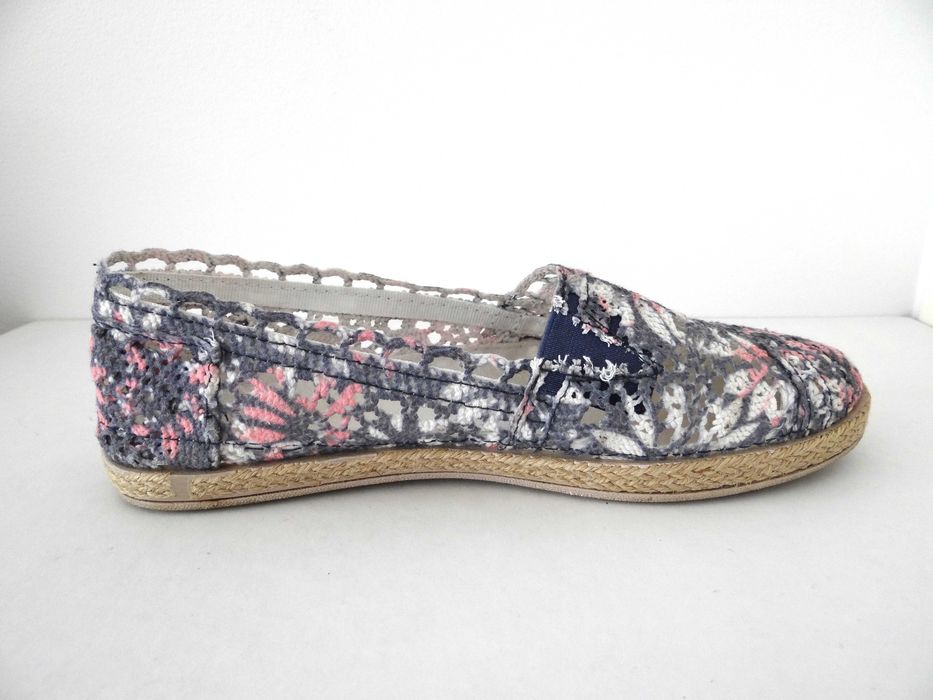 Ażurowe espadryle | rozm. 38 - 24 cm | stan bdb
