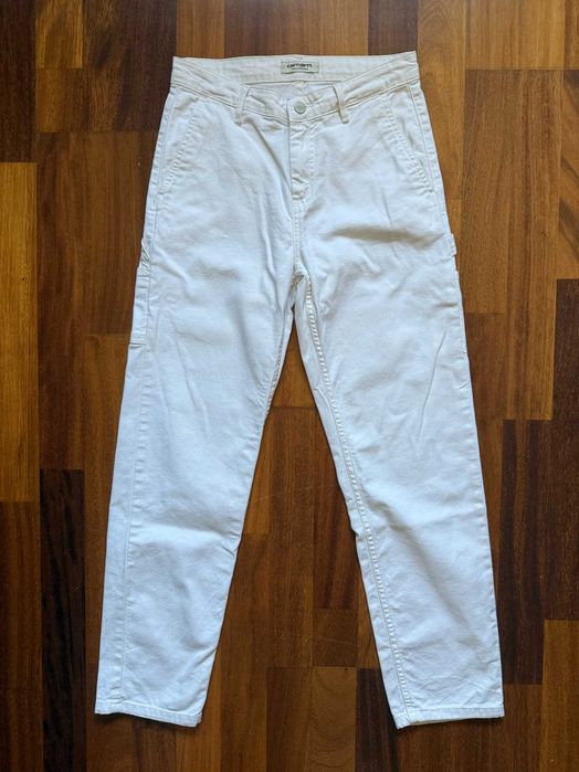 Białe spodnie Carhartt roz. XS/S (25US)