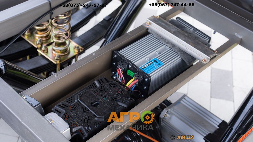 Электротрицикл грузовой FORTE GP-1500-C (серый)