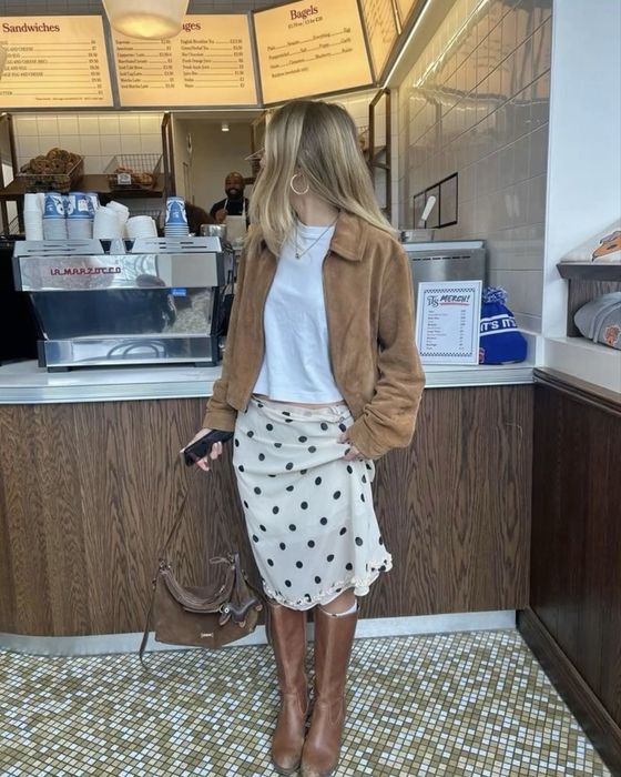 спідниця в горох polka dot