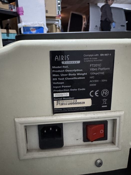 Plataforma vibratoria AIRIS Fitness