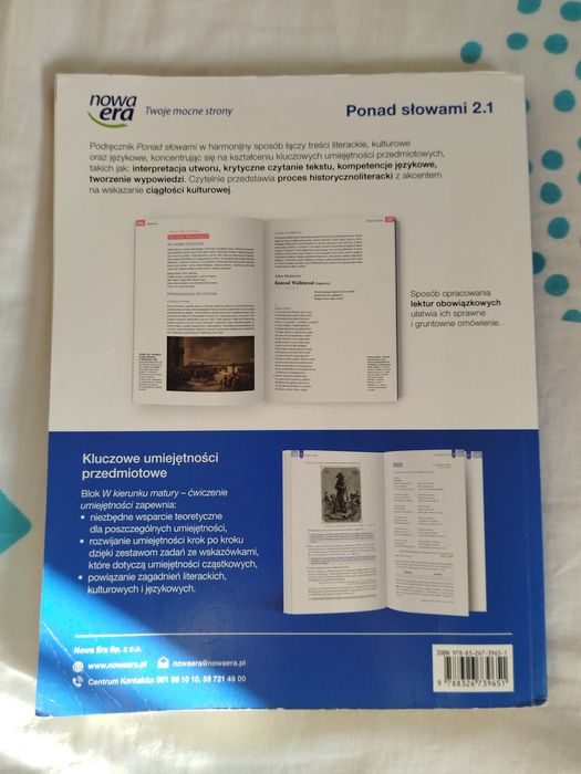 podręcznik do języka polskiego "Ponad słowami" klasa 2 część 1