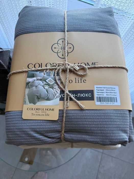 Сімейний комплект постільної білизни з Мусліну