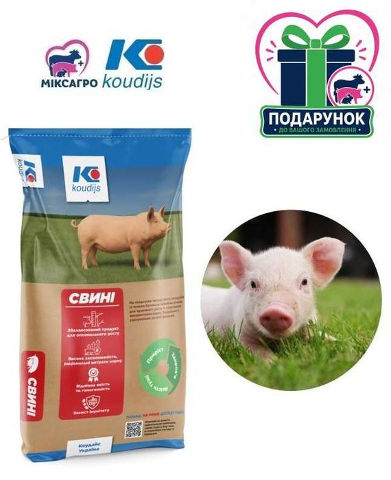 Стартер для свиней, Коудайс, від 10кг БМВД, Концентрат 25% Баланс