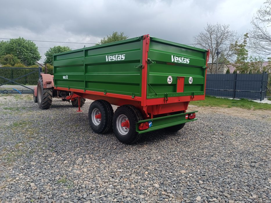 Przyczepa wywrotka, tandem 8ton, kiper