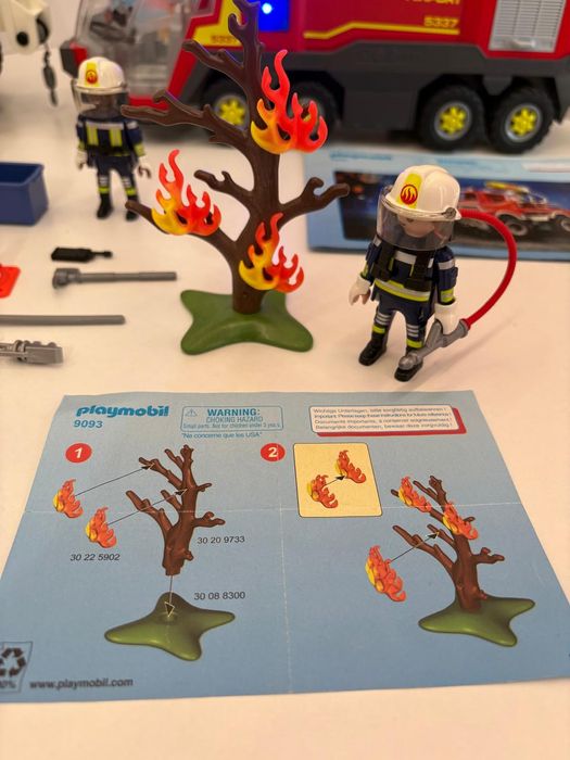 Playmobil wóz strażacki wóz strażacki terenowy strażacy