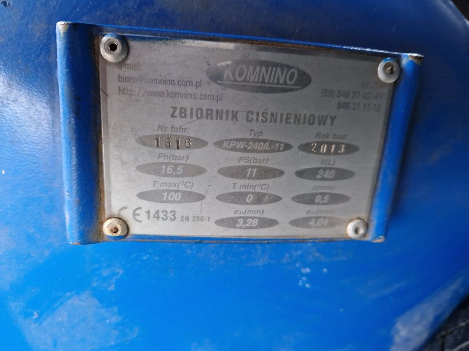 Kompresor Van-Gdynia Silnik 3KW/Sprężarka WAN-EDA