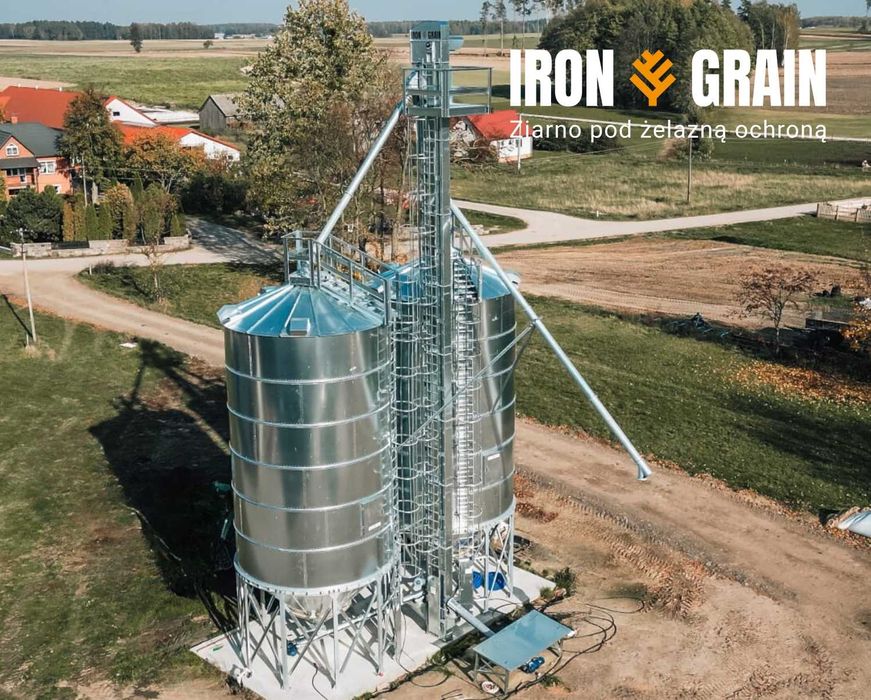 Silos zbożowy lejowy silosy 108 Ton Polski Producent IRON GRAIN