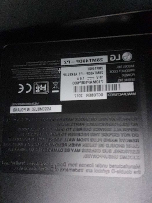 Sprzedam telewizor LG 28 cali