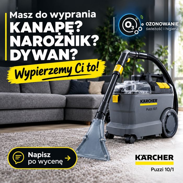 Pranie tapicerki meblowej, pranie dywanów, pranie wykładziny, ozonowanie