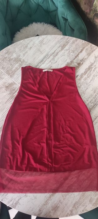 Bluzka burgund letnia