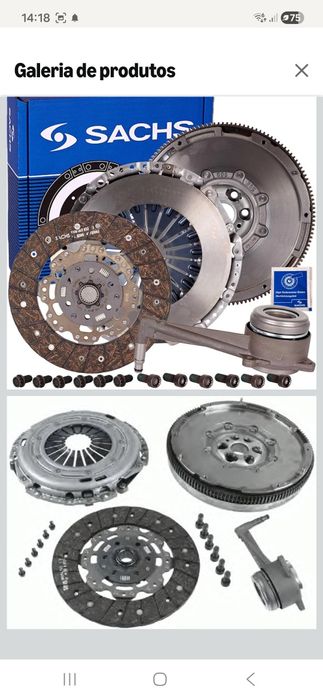 Kit embreagem original sachs