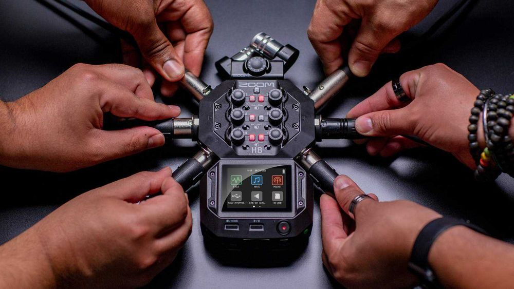 ZOOM H8 recorder do podcastów