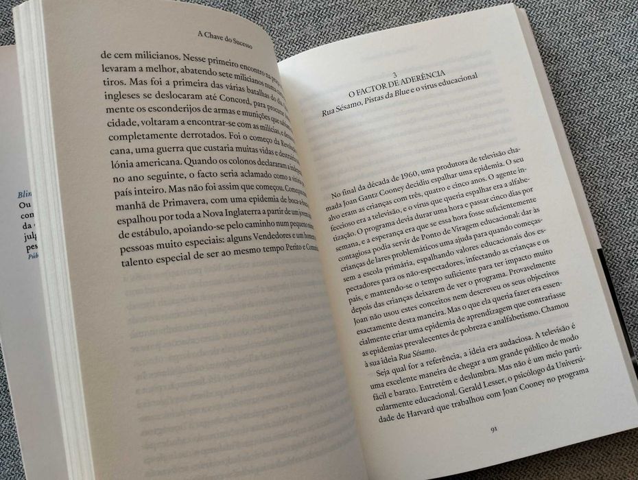 Livro "A chave do sucesso" Malcom Gladwell