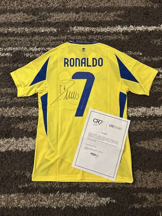 Camisola Assinada Cristiano Ronaldo Al-Nassr 24/25 Com Certificado