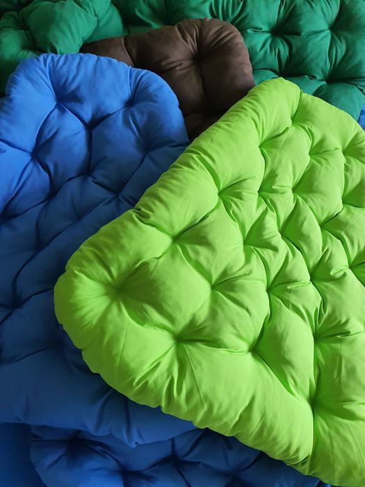 Подушка в кокон матрас в крісло ротангове садову качелю вуличний диван