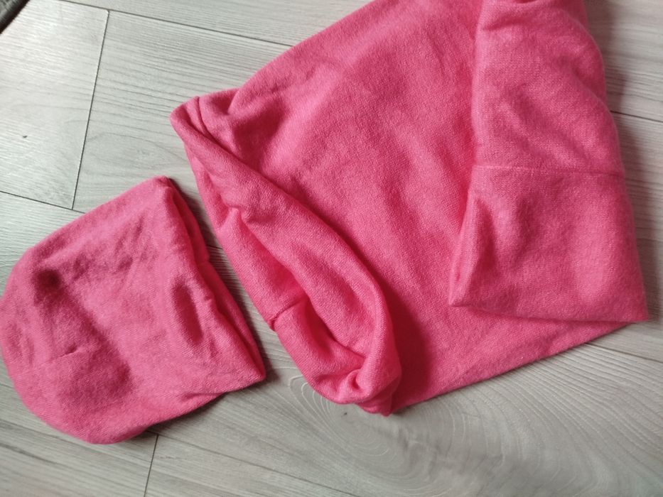 Komplet damski komin plus czapka