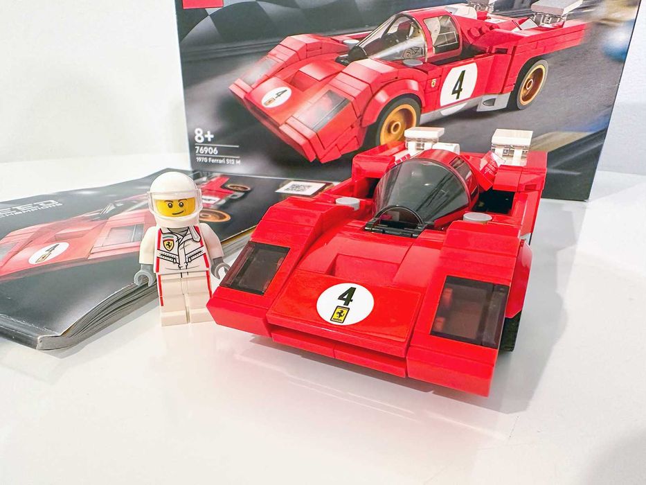LEGO 76906 1970 Ferrari 512 M Speed Champions komplet pudełko instrukc