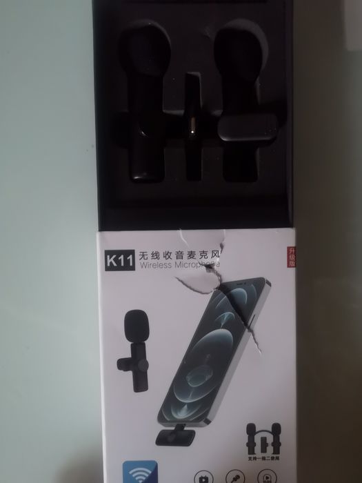 Мікрофони петличні 2 шт. бездротові K11 Wireless Lavalier