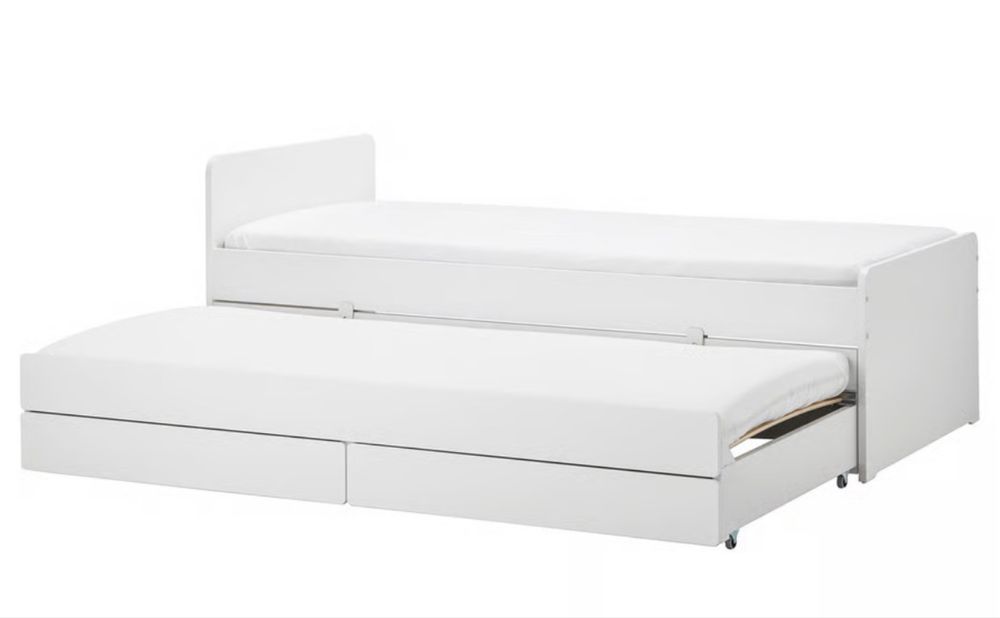 Podwójne łóżko IKEA SLAKT