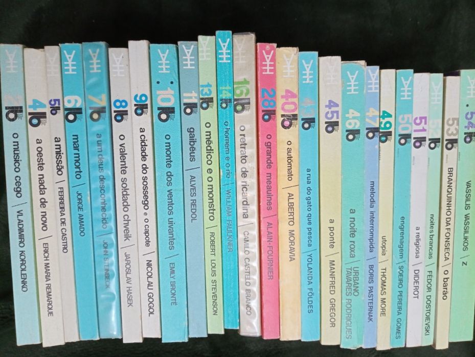 24 Livros de Bolso europa america lb- Como novos!