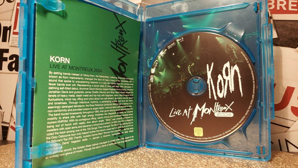 Korn - Live At Montreux 2004 Koncert na Blu-ray Cieszyn • OLX.pl