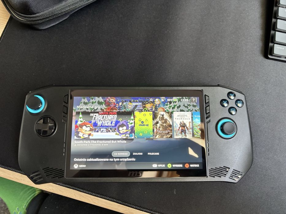 Msi claw a1m, intel i5 - bazzite/steamOS