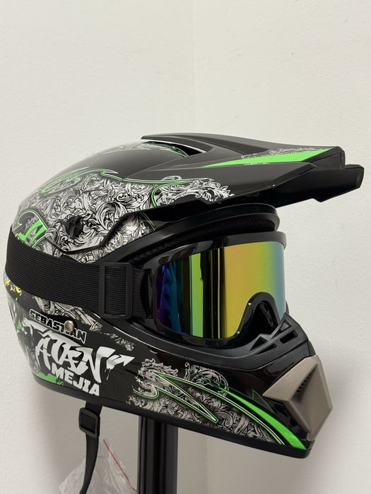 Kask rowerowy crossowy motocyklowy