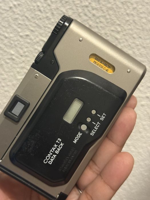 Contax T3 titanium Data Back