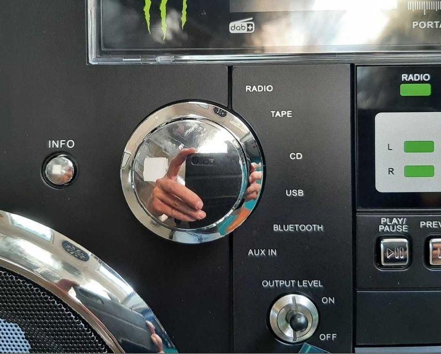 Boombox Monster Energy - Aparelhagem em Caixa - NOVA