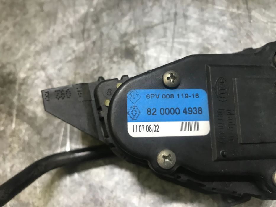 PEDAL ACELERADOR / POTENCIOMETRO RENAULT VEL SATIS 8200004938