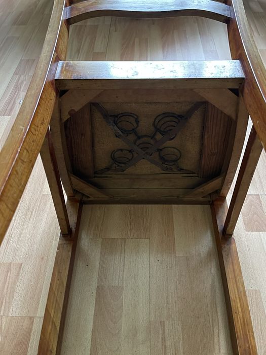 5 krzeseł  stare drewniane Art Deco