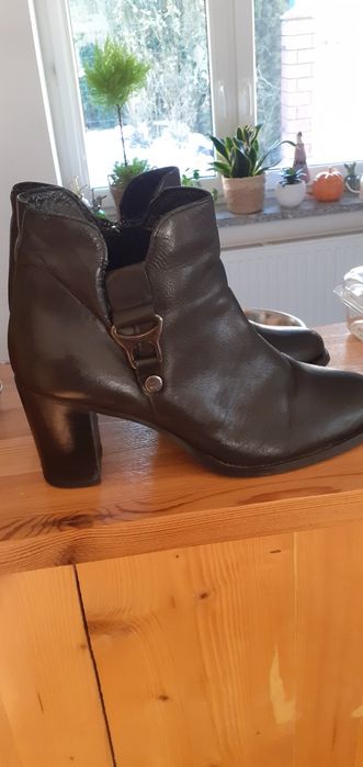 Buty,botki skorzane damskie Wenezia 39