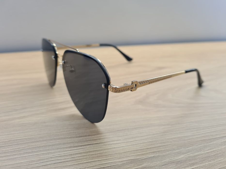 HIT Nowe Męskie Okulary Przeciwsłoneczne Polaryzacyjne UV400 Złote