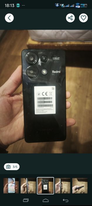 Продам Redmi note 13 12/56