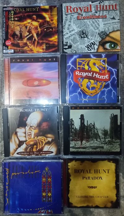 AC/DC. Krokus. Quiet Riot. Royal Hunt. Riot. Geordie. Фірмовi CD