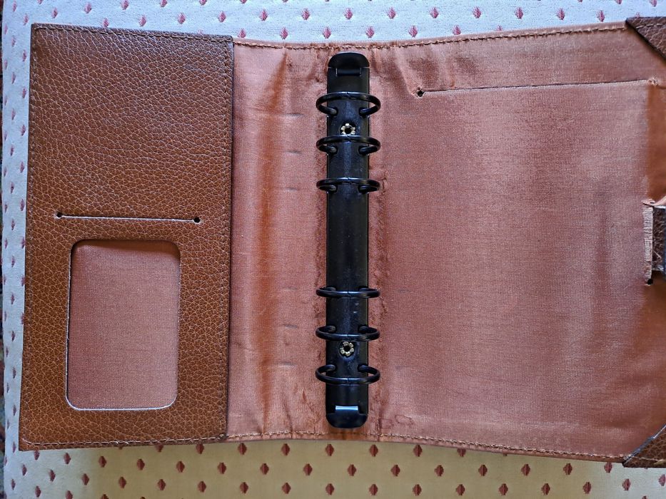 Filofax organizer em pele