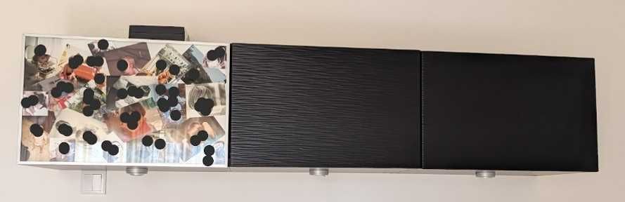 Estante Besta IKEA com Portas, prateleira e leds