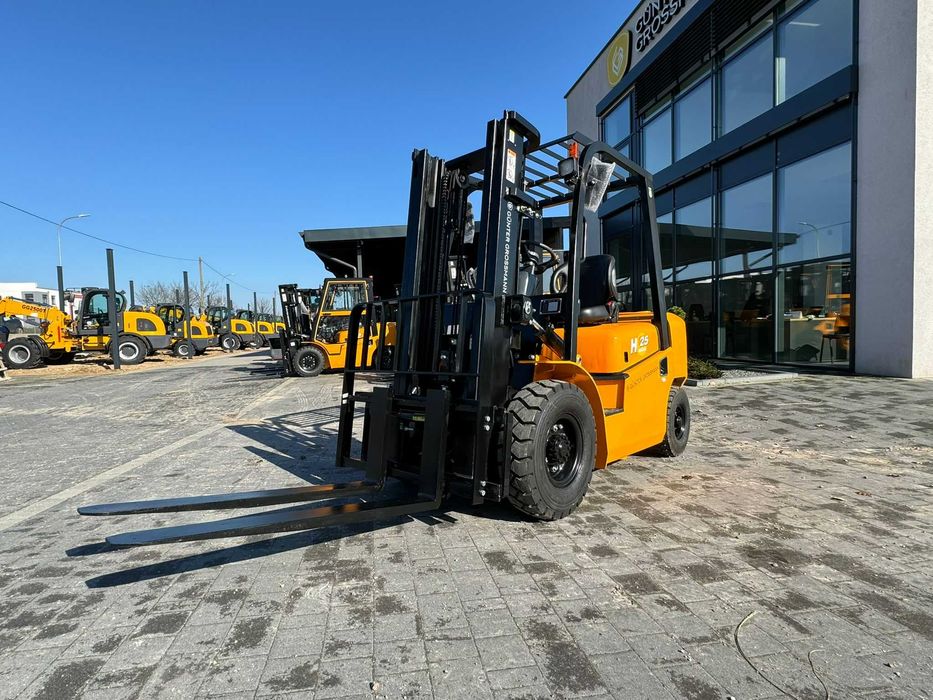 Nowy wózek widłowy 2.5T - duplex. Günter Grossmann. Gwarancja 3 lata