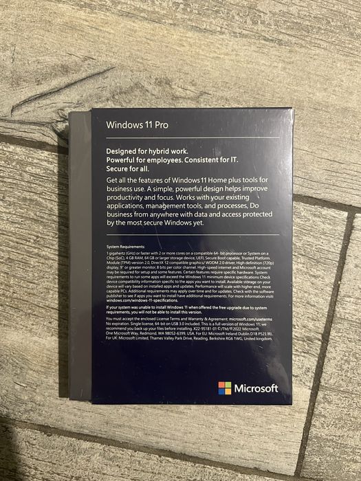 Windows 11 Pro | Коробка + USB флешка + ключ | BOX
