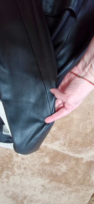 Куртка жіноча Bilano Leather натуральна шкіра XL, чорний+беж.